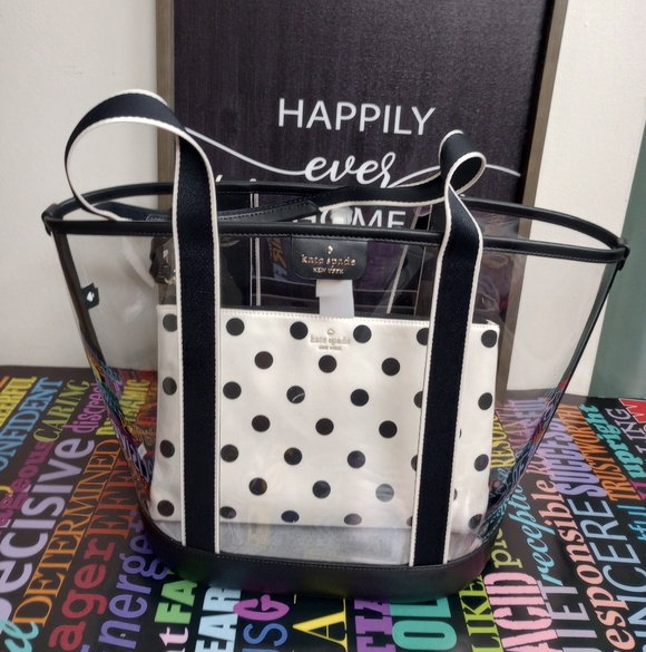 kate spade Handbags - Killer Kate Spade Transparent Tote!.
